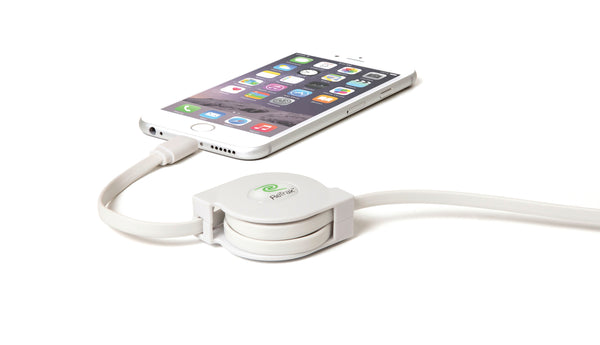 Retractable iphone deals charger