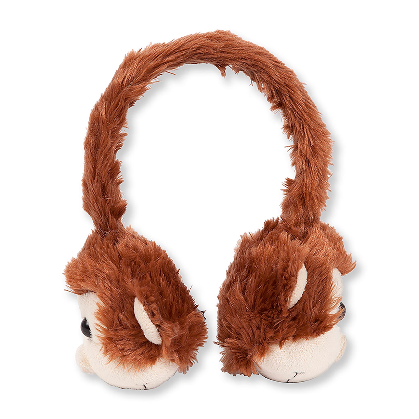 Animalz Ear Headphones Monkey | Over-Ear Headphones | Retractable Headphone Cable