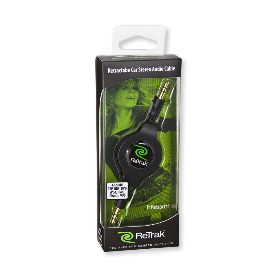 Auxiliary Cord | Audio Aux Cable | Retractable Cord