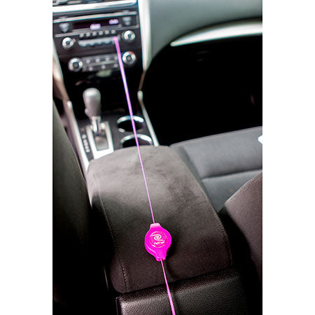 Retractable Aux Cord | Auxiliary Cable | Retractable Cord | Pink