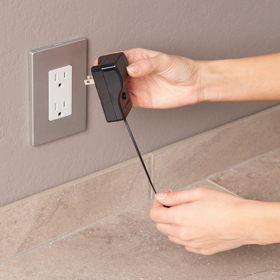 Micro USB Wall Charger | Retractable Micro USB Cable | 2.1A Wall Charger
