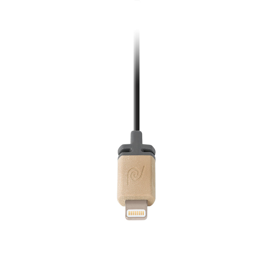 Retractable Lightning Cord | Lightning Charging Cord | Gold