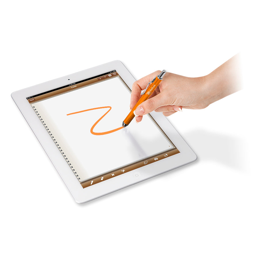 Retractable Stylus | Retractable Active Stylus Pen | Orange