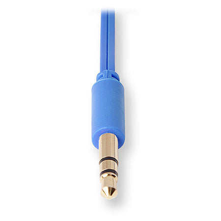 Aux Cable | Auxiliary Cable | Retractable Cord | Blue