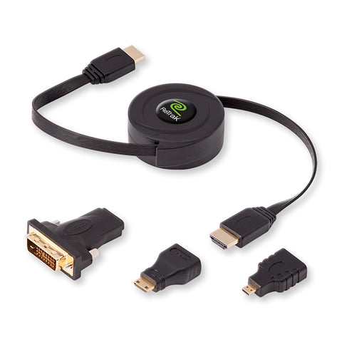 HDMI to Micro HDMI Cable | HDMI Type A to HDMI Type D  | Retractable Cable