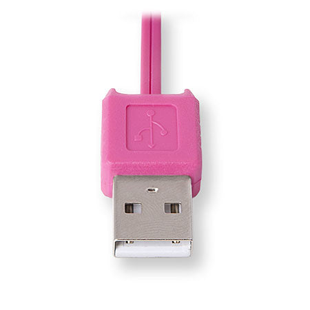 Micro USB Charging Cord | Retractable Micro USB Cable | Pink