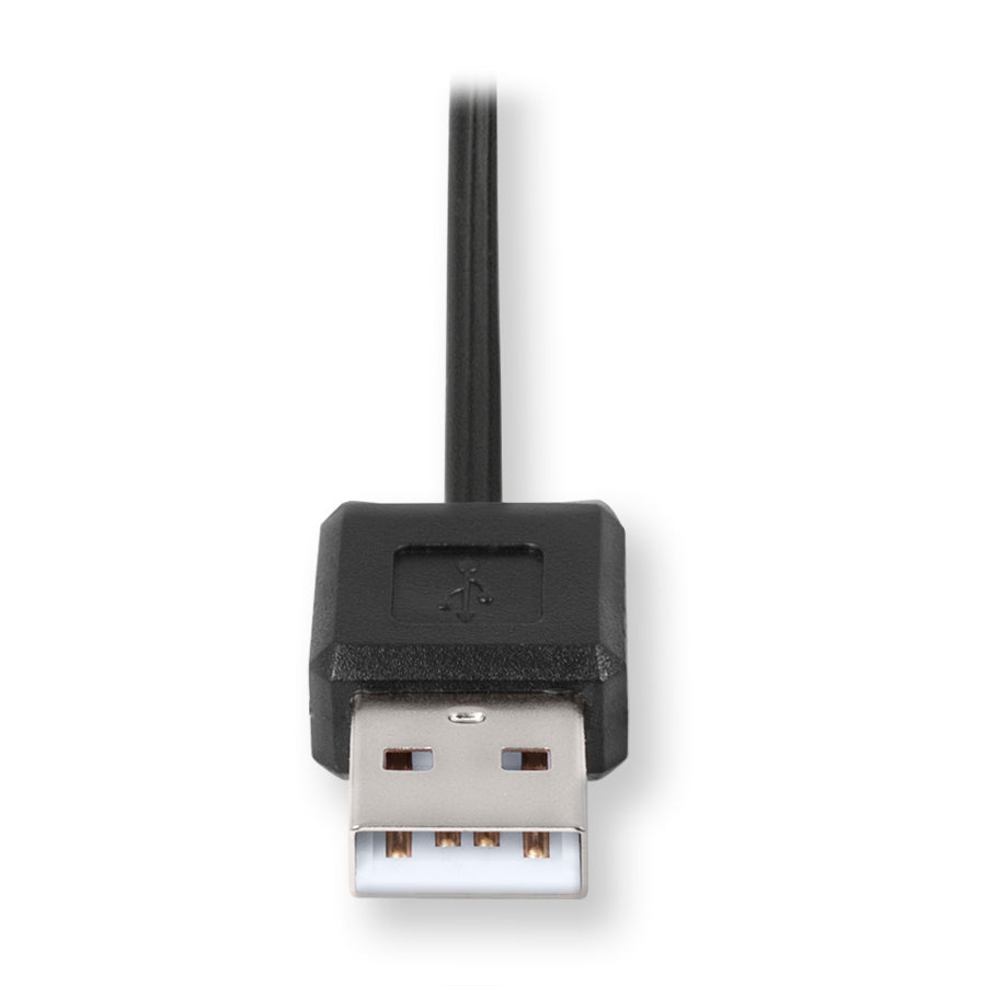 Universal USB Extension Cable | 4 Adapters - USB B, Micro 5, Mini 5, and USB A | Retractable Cable