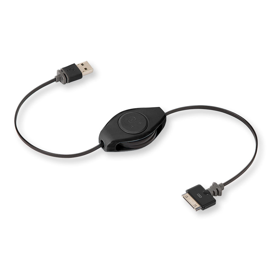 Apple 30-pin Cable | Retractable 30-pin Cable | Charge & Sync