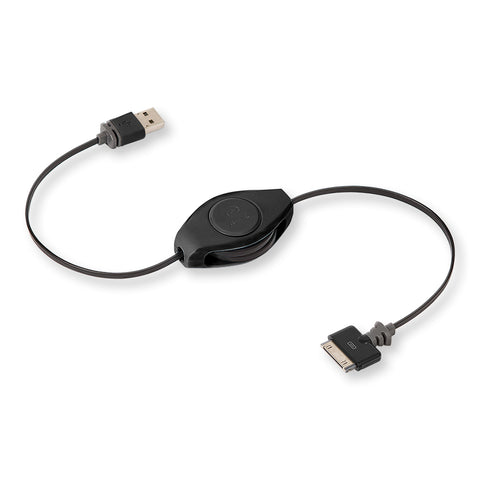 Retractable Auxiliary Cord + Microphone