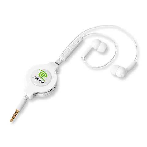 Earbuds | In-ear Headphones | Retractable Cord