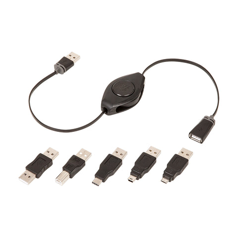 Retractable Universal Laptop Charger & Power Adapter | Retractable Universal Ultrabook Charger