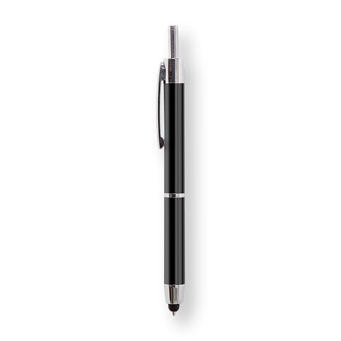 Silver Carbon Stylus Pen | Retractable Premier Series Stylus Pen